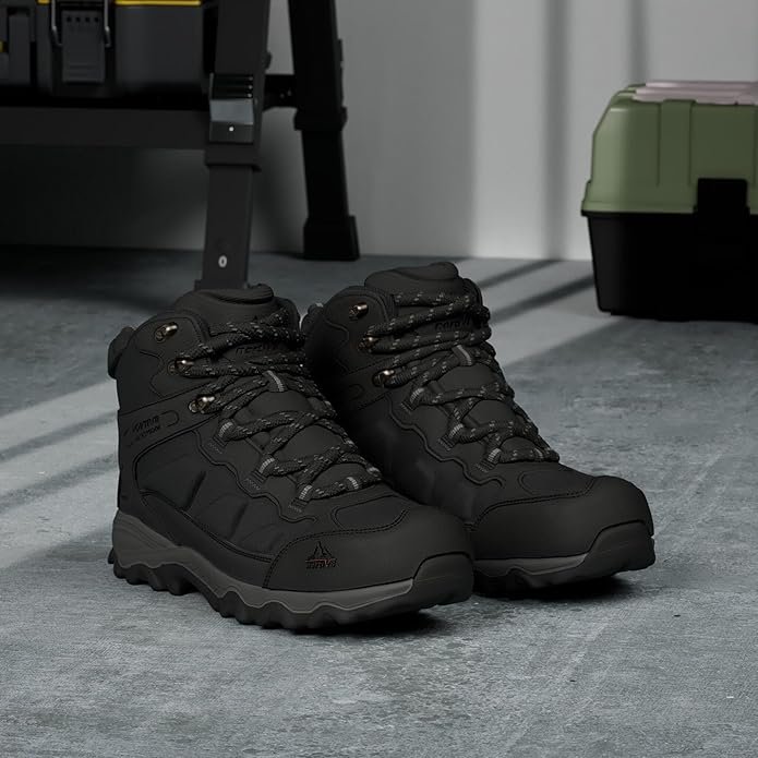 Waterproof Steel Toe Boots for Men Slip Resistant Safety Industrial Boots - Image 2
