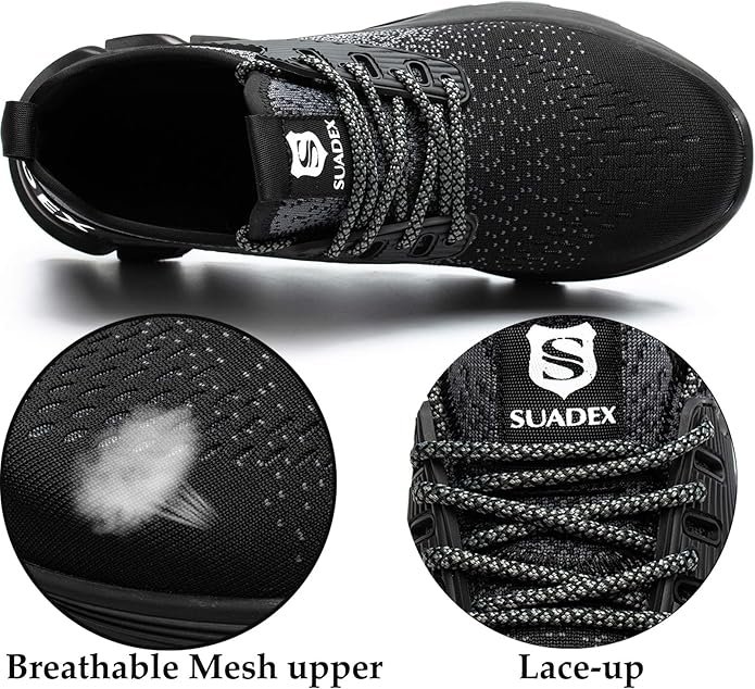 Steel Toe Sneakers for Men Women Indestructible Work Safety Shoes - Image 4