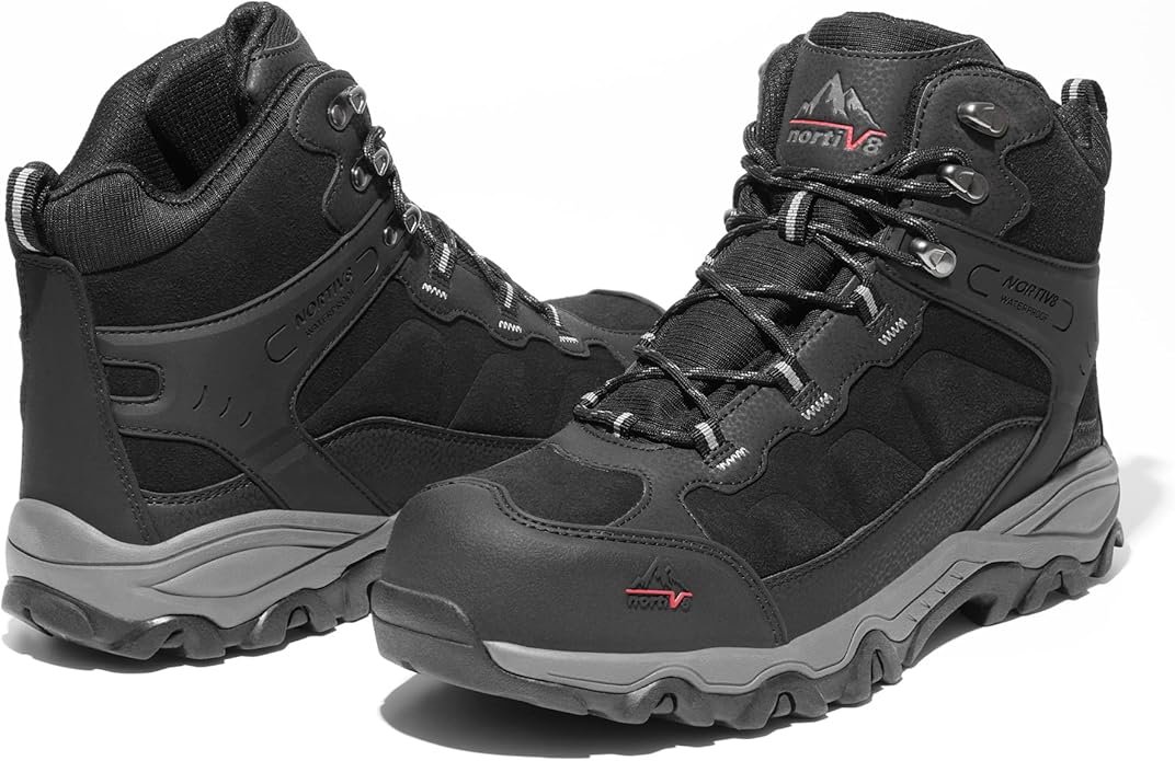 Waterproof Steel Toe Boots for Men Slip Resistant Safety Industrial Boots - Image 5